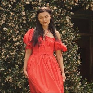 Doen Souvenir Dress in Grenadine Maxi Large